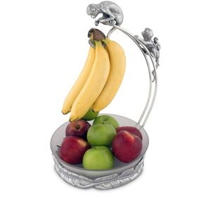 Arthur Court Monkey Banana
Holder
With Bowl Aluminum 
Like new - never used